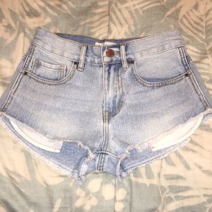 Bullhead High Waisted Denim Shorts